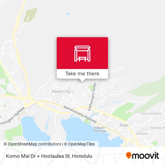 Komo Mai Dr + Hoolaulea St map