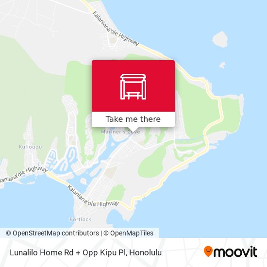 Lunalilo Home Rd + Opp Kipu Pl map
