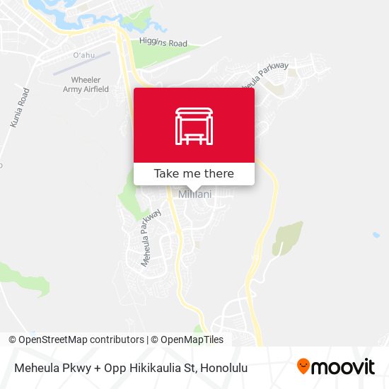 Mapa de Meheula Pkwy + Opp Hikikaulia St