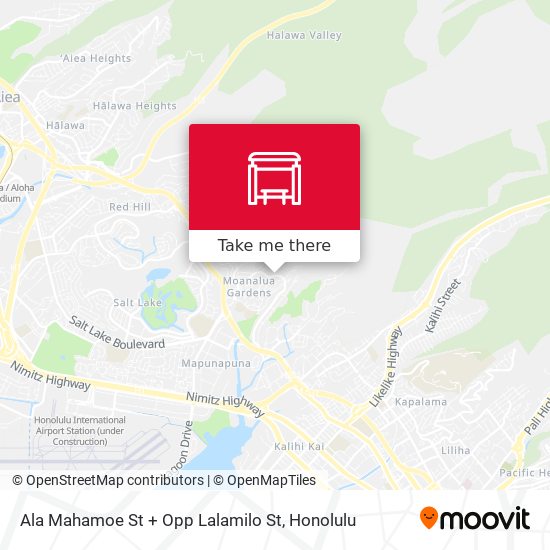 Mapa de Ala Mahamoe St + Opp Lalamilo St