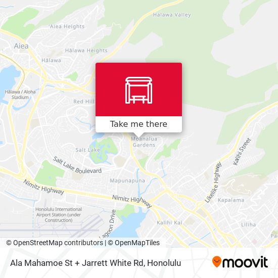 Ala Mahamoe St + Jarrett White Rd map