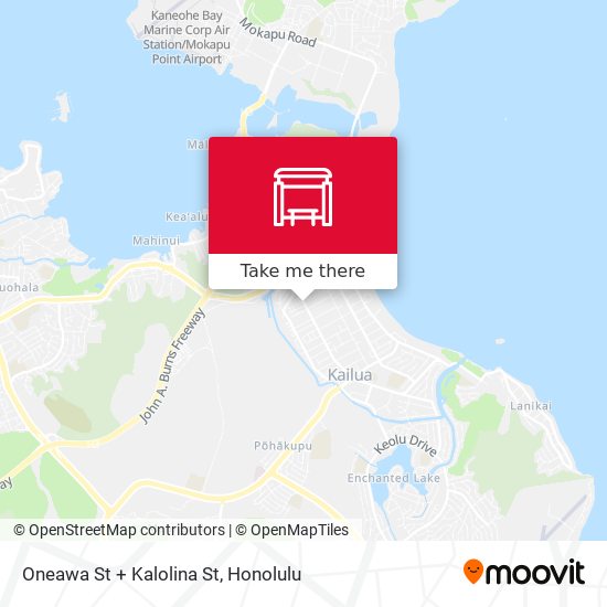 Mapa de Oneawa St + Kalolina St