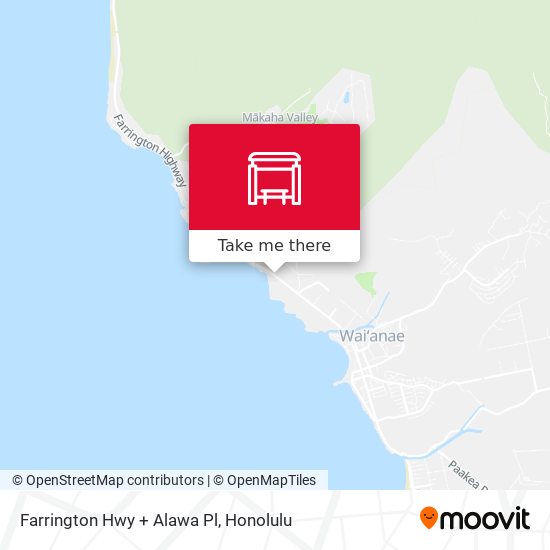 Mapa de Farrington Hwy + Alawa Pl