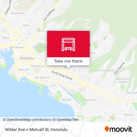 Wilder Ave + Metcalf St map