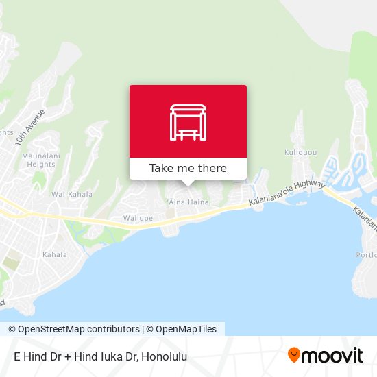 E Hind Dr + Hind Iuka Dr map