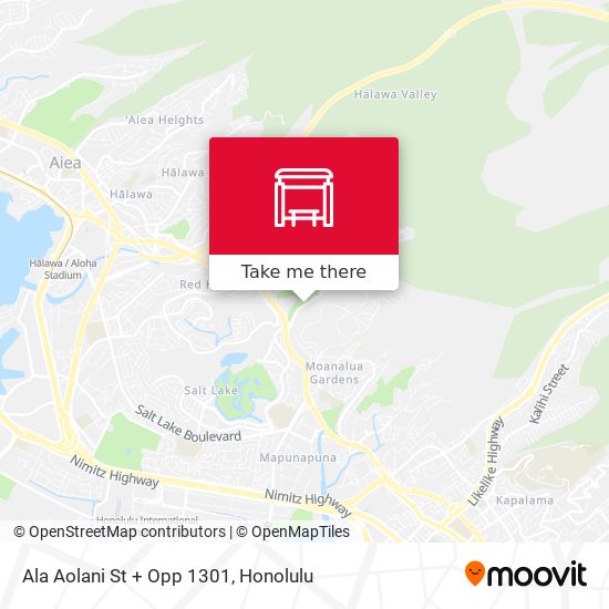 Ala Aolani St + Opp 1301 map