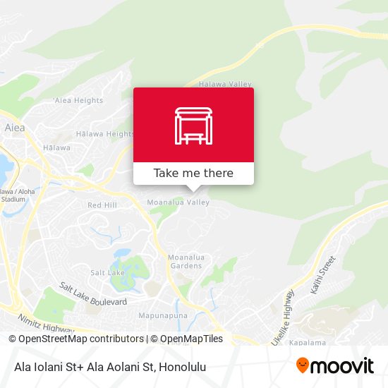 Mapa de Ala Iolani St+ Ala Aolani St