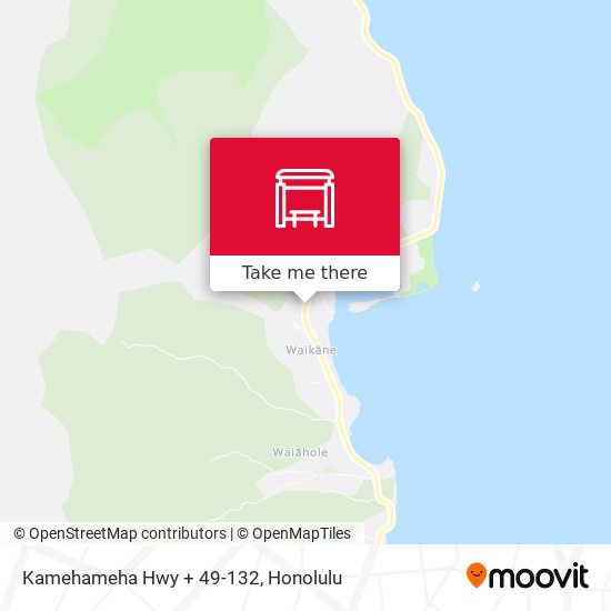 Mapa de Kamehameha Hwy + 49-132