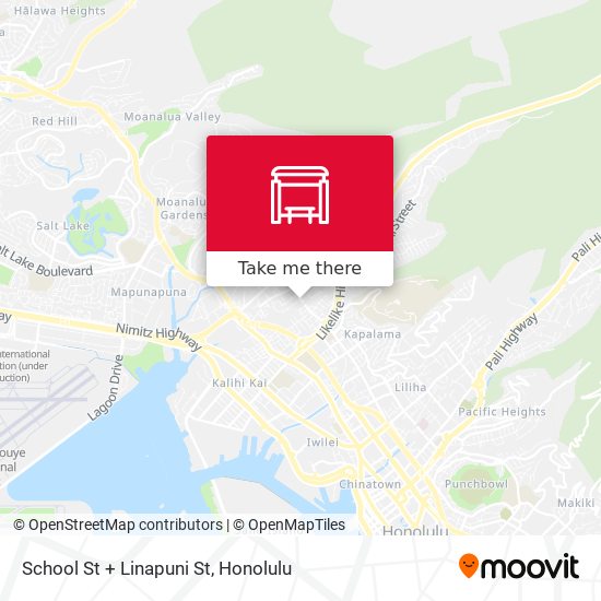Mapa de School St + Linapuni St