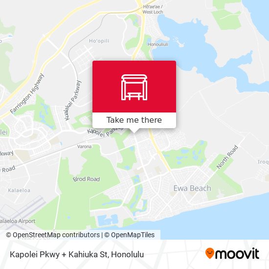 Kapolei Pkwy + Kahiuka St map