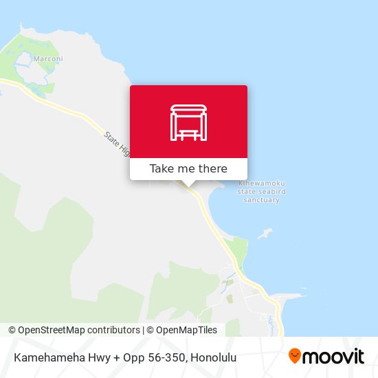 Mapa de Kamehameha Hwy + Opp 56-350