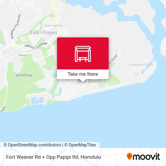 Fort Weaver Rd + Opp Papipi Rd map