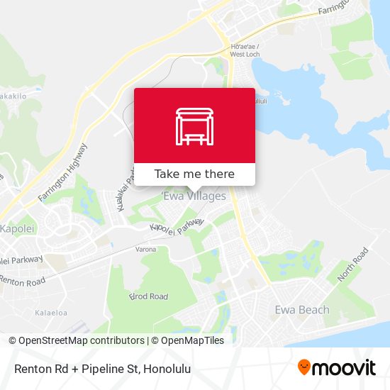Mapa de Renton Rd + Pipeline St