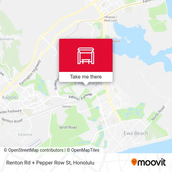 Renton Rd + Pepper Row St map