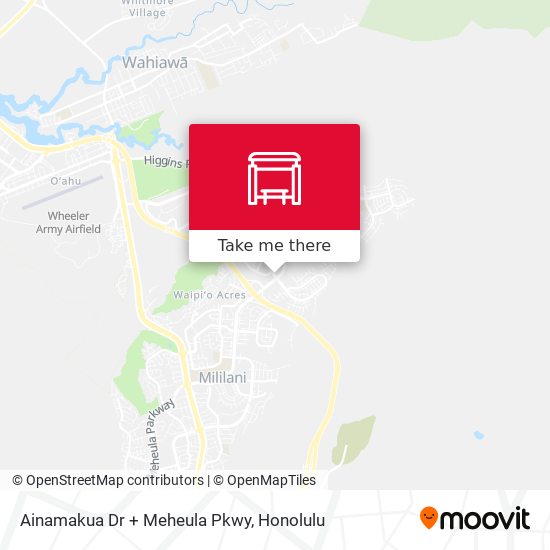 Ainamakua Dr + Meheula Pkwy map