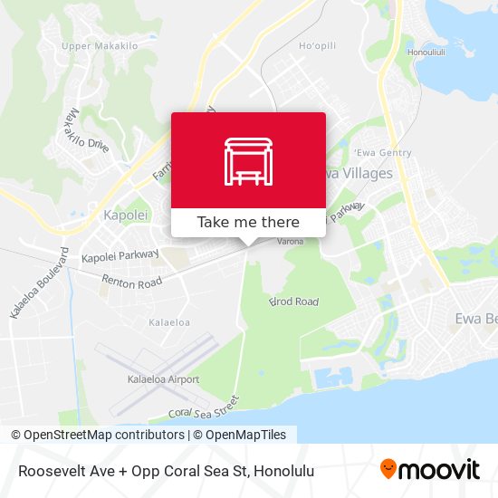 Roosevelt Ave + Opp Coral Sea St map
