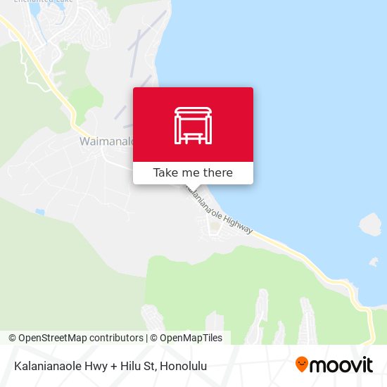 Kalanianaole Hwy + Hilu St map