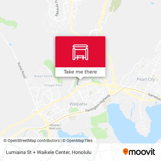 Lumiaina St + Waikele Center map