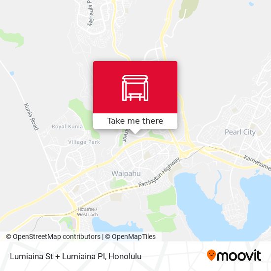 Lumiaina St + Lumiaina Pl map
