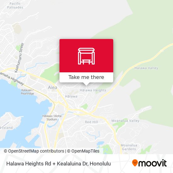Mapa de Halawa Heights Rd + Kealaluina Dr