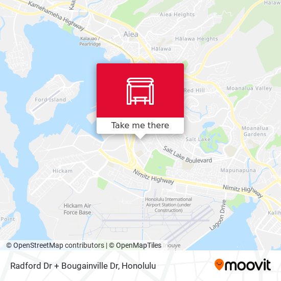 Mapa de Radford Dr + Bougainville Dr