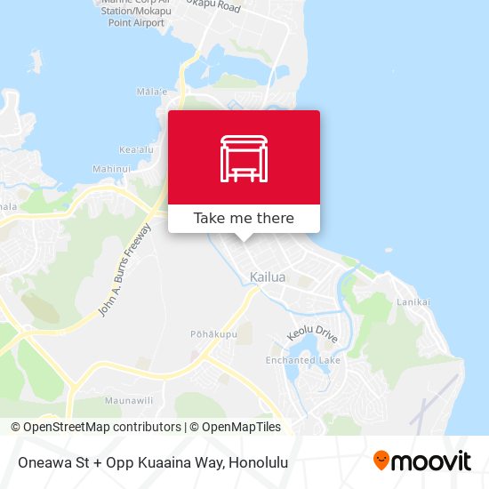 Mapa de Oneawa St + Opp Kuaaina Way