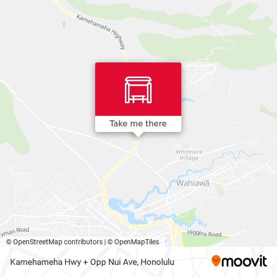 Kamehameha Hwy + Opp Nui Ave map