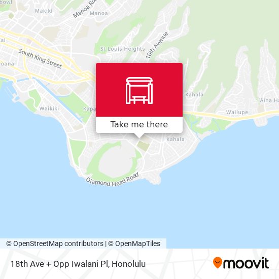 Mapa de 18th Ave + Opp Iwalani Pl