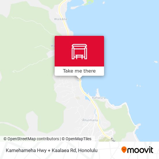 Kamehameha Hwy + Kaalaea Rd map