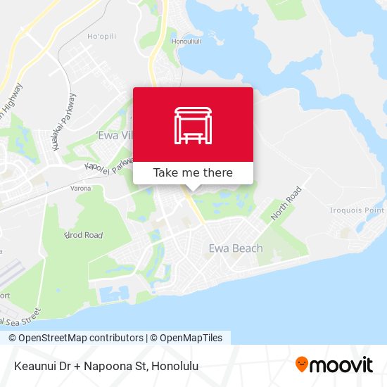 Mapa de Keaunui Dr + Napoona St