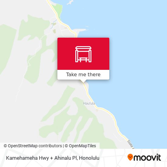 Kamehameha Hwy + Ahinalu Pl map