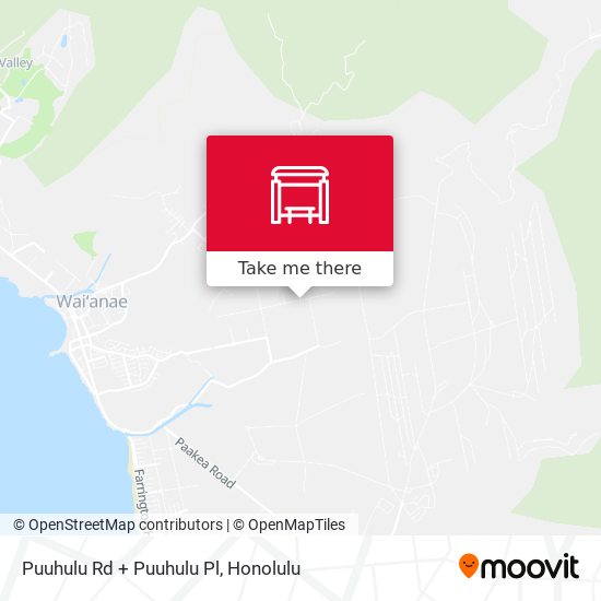 Puuhulu Rd + Puuhulu Pl map