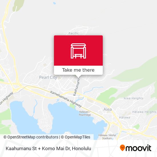 Kaahumanu St + Komo Mai Dr map
