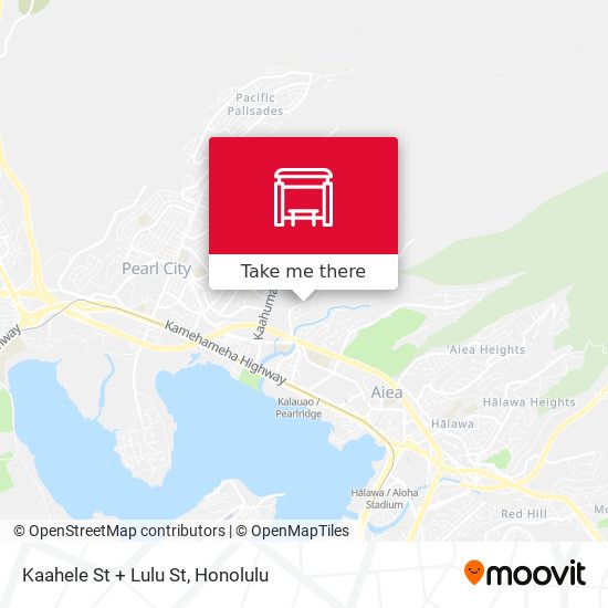 Mapa de Kaahele St + Lulu St