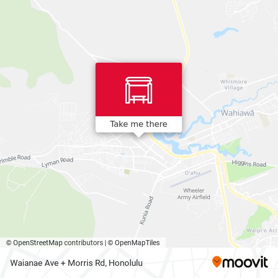 Waianae Ave + Morris Rd map