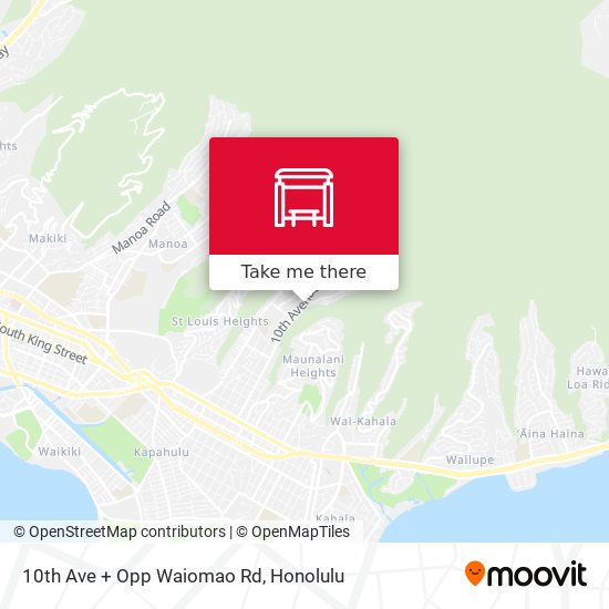 Mapa de 10th Ave + Opp Waiomao Rd