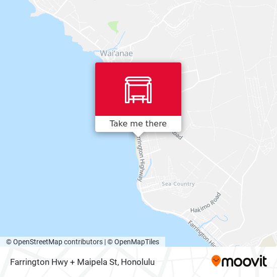 Mapa de Farrington Hwy + Maipela St