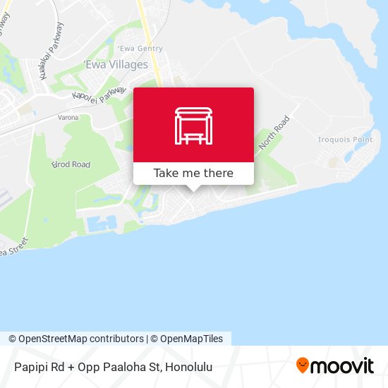 Mapa de Papipi Rd + Opp Paaloha St