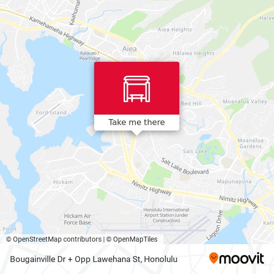 Bougainville Dr + Opp Lawehana St map