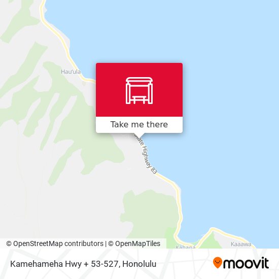 Kamehameha Hwy + 53-527 map