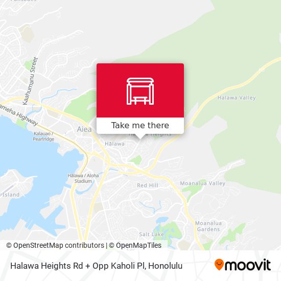 Mapa de Halawa Heights Rd + Opp Kaholi Pl