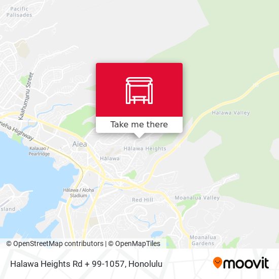 Halawa Heights Rd + 99-1057 map