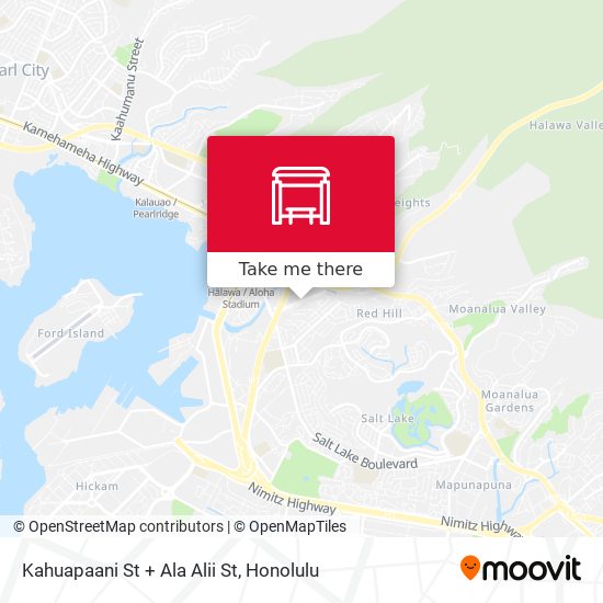 Kahuapaani St + Ala Alii St map