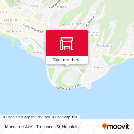 Monsarrat Ave + Trousseau St map