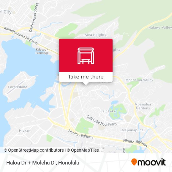 Mapa de Haloa Dr + Molehu Dr