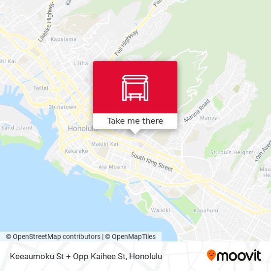 Keeaumoku St + Opp Kaihee St map