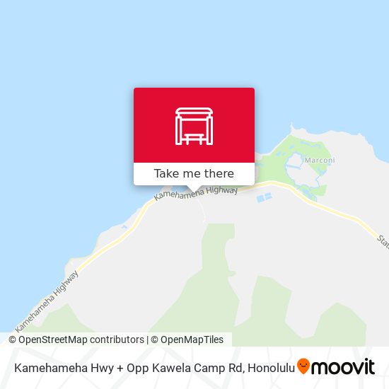 Kamehameha Hwy + Opp Kawela Camp Rd map