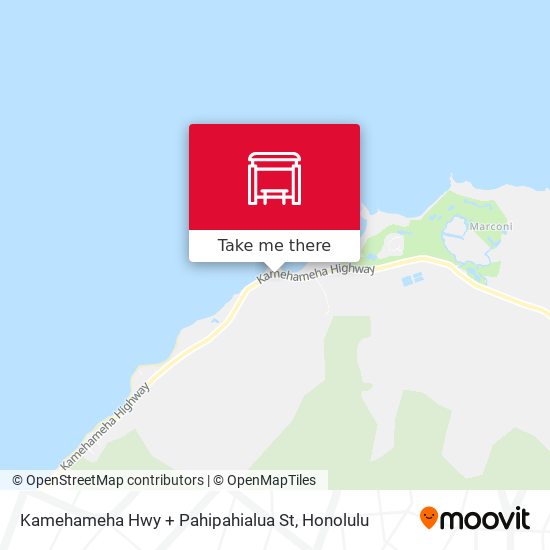 Kamehameha Hwy + Pahipahialua St map