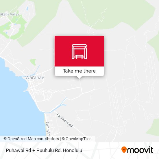 Mapa de Puhawai Rd + Puuhulu Rd