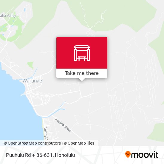 Mapa de Puuhulu Rd + 86-631